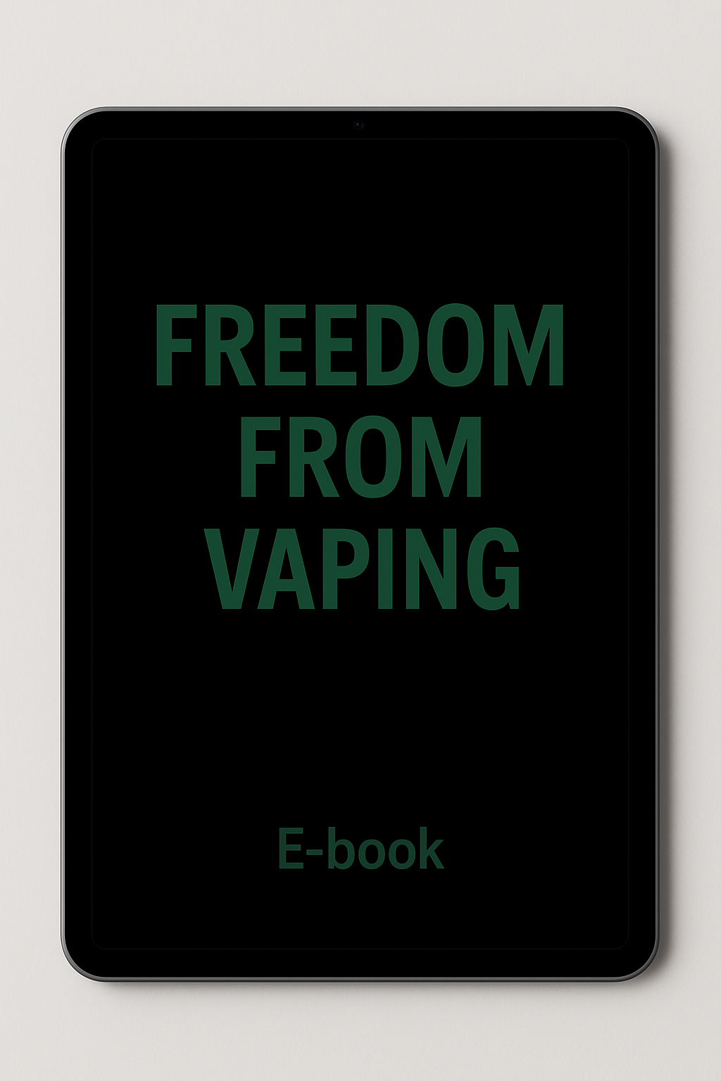 FREEDOM FROM. VAPING E- BOOK
